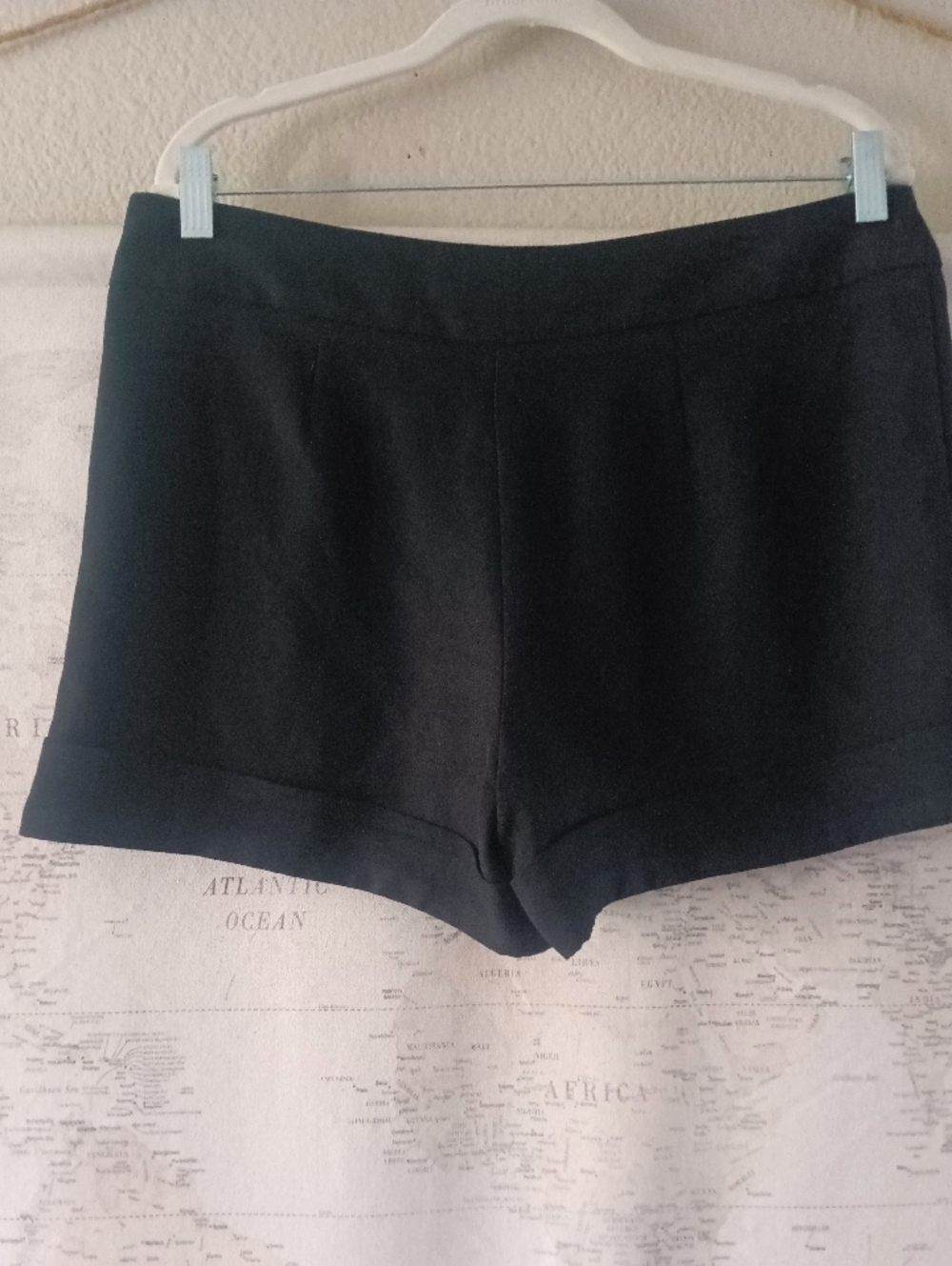 Trina Turk Los Angeles Black Shorts Zipper Size 10 EUC - Picture 2 of 6